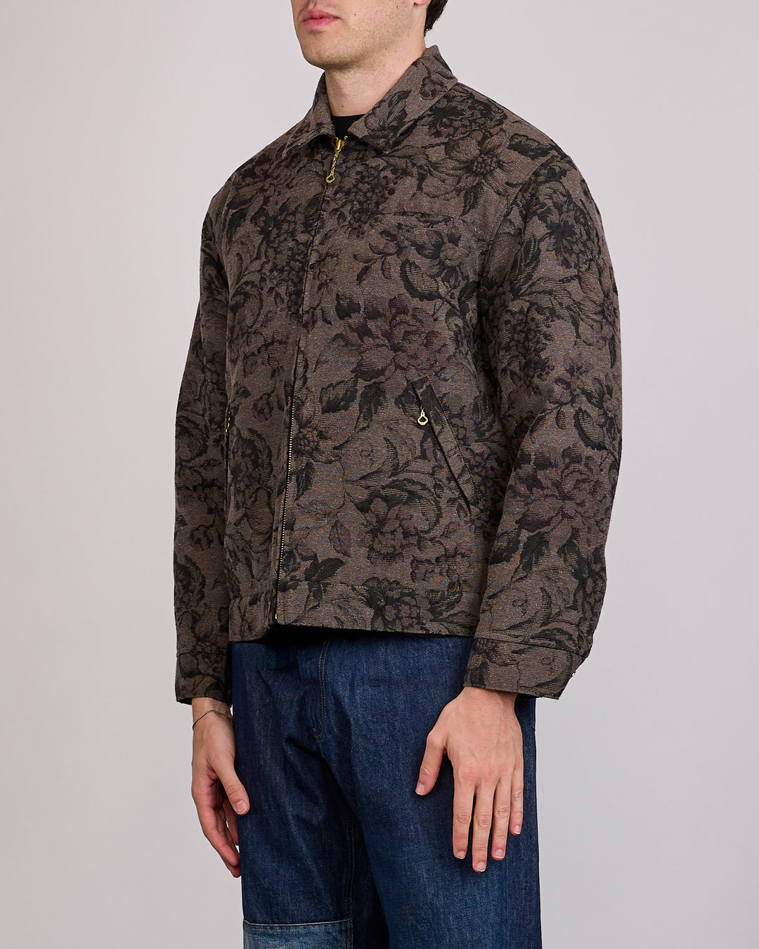 UNDERCOVER Floral Blouson Jacket D.Khaki
