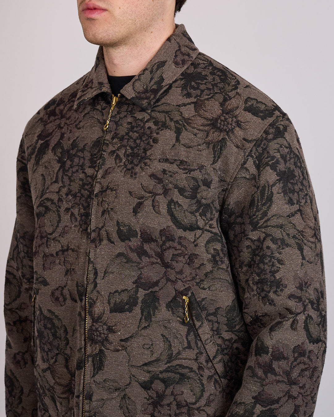 UNDERCOVER Floral Blouson Jacket D.Khaki