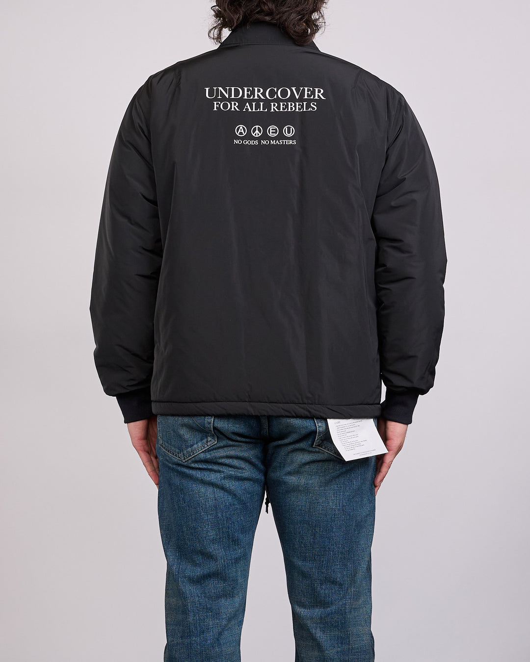 UNDERCOVER For All Rebels Snap Jacket Black