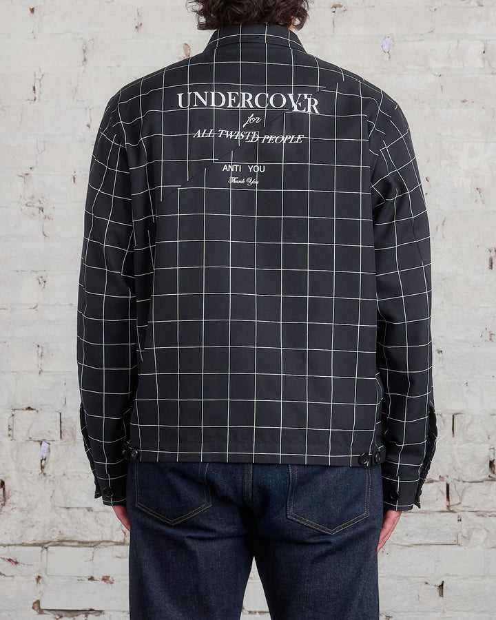 UNDERCOVER Grid Blouson Jacket Black CK