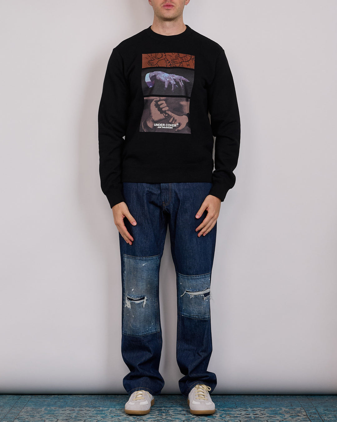 UNDERCOVER Hands Crewneck Black