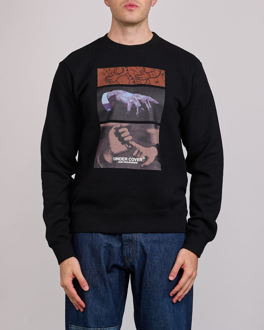 UNDERCOVER Hands Crewneck Black