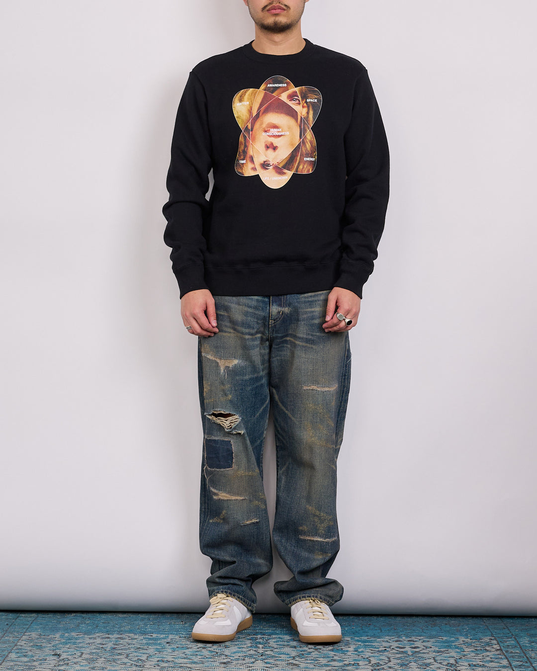 UNDERCOVER Human Consciousness Crewneck Black