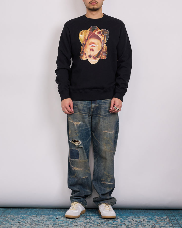 UNDERCOVER Human Consciousness Crewneck Black