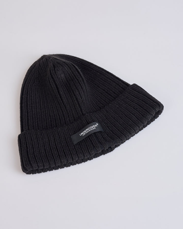 UNDERCOVER Patch Cuff Beanie Black