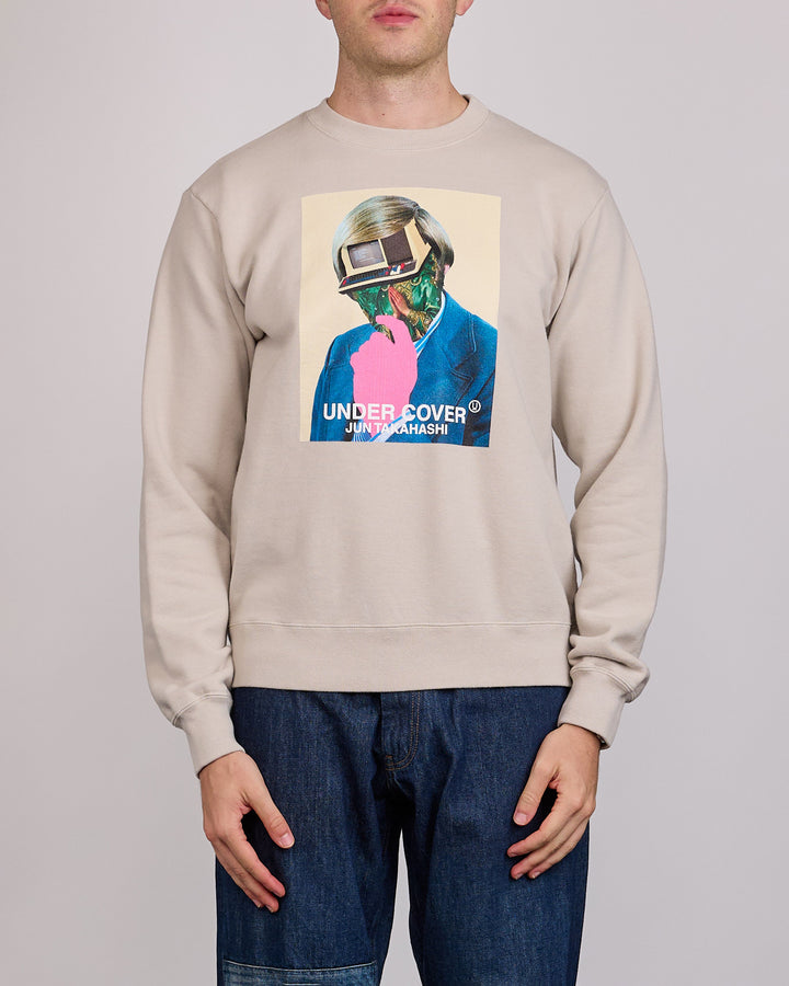 UNDERCOVER Thought Crewneck Grey Beige