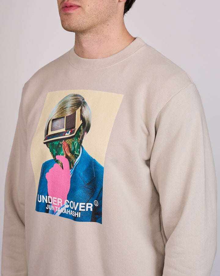 UNDERCOVER Thought Crewneck Grey Beige