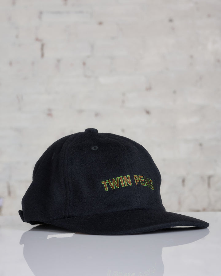 UNDERCOVER Twin Peaks Embroidered Cap Black