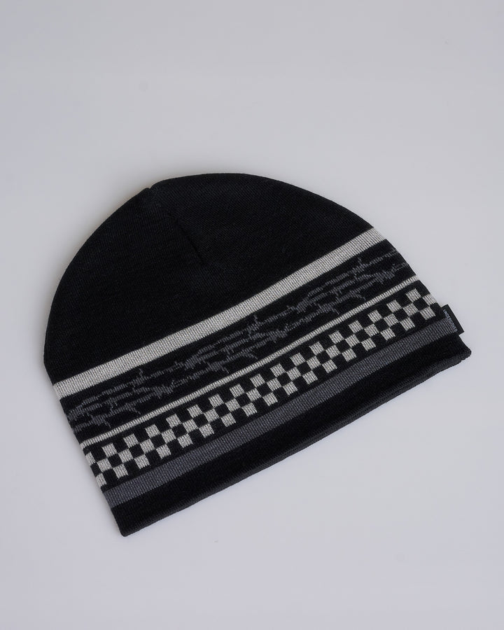 UNDERCOVER Barbed Check Beanie Black