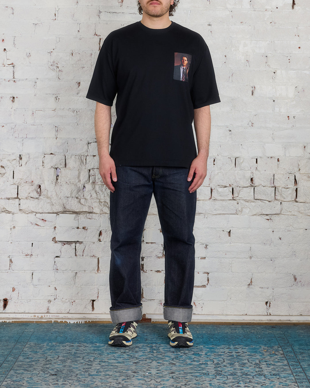 UNDERCOVER Twin Peaks Patch T-Shirt Black