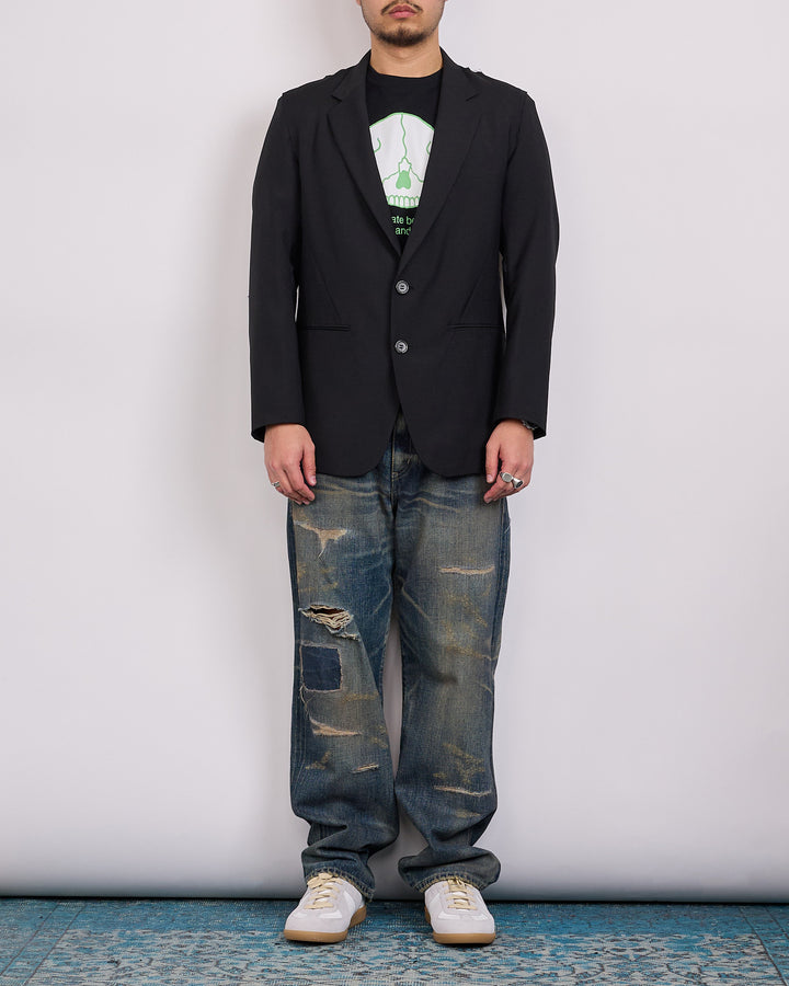 UNDERCOVER Wool Mohair Blazer Black