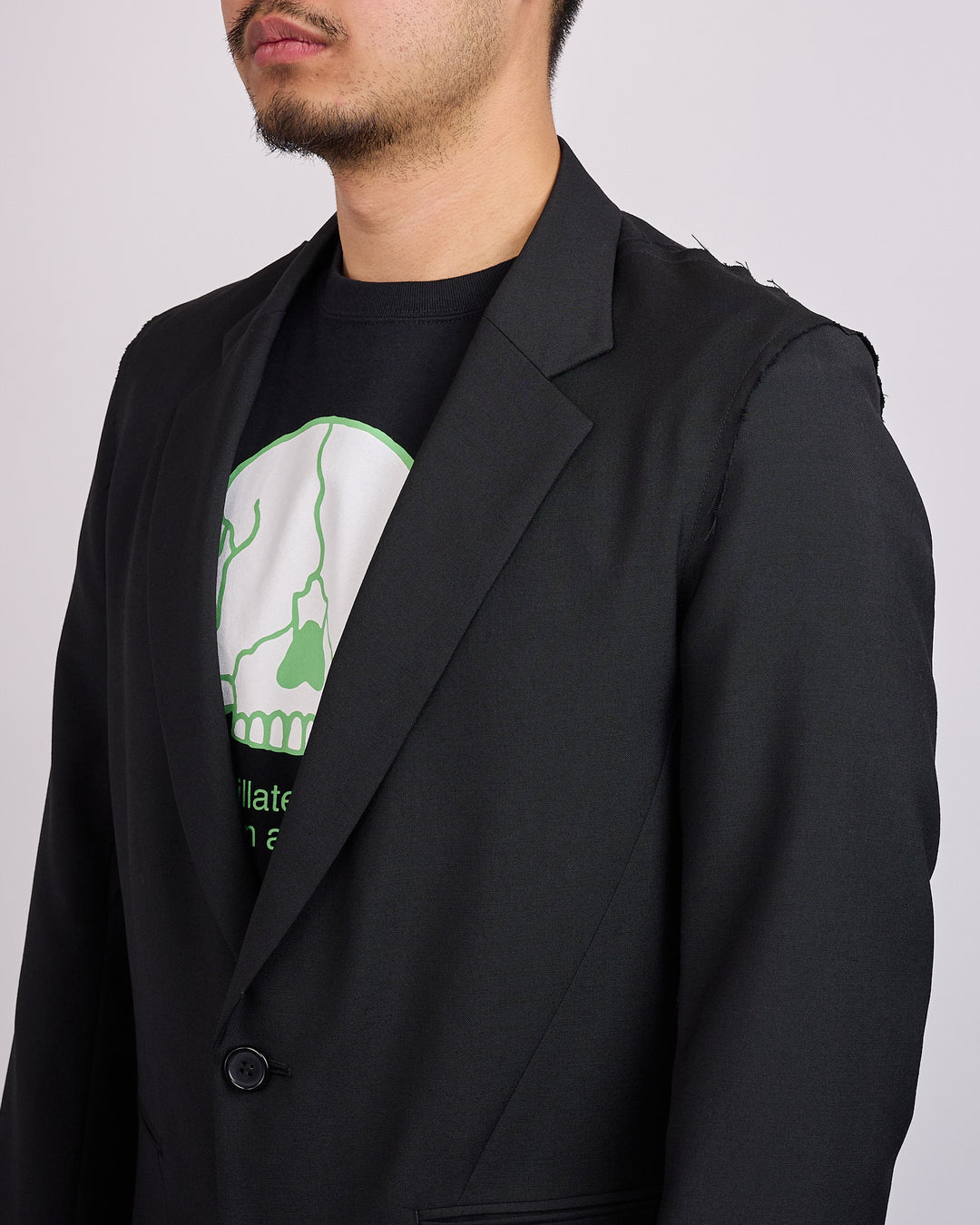 UNDERCOVER Wool Mohair Blazer Black