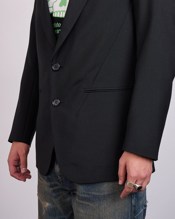 UNDERCOVER Wool Mohair Blazer Black