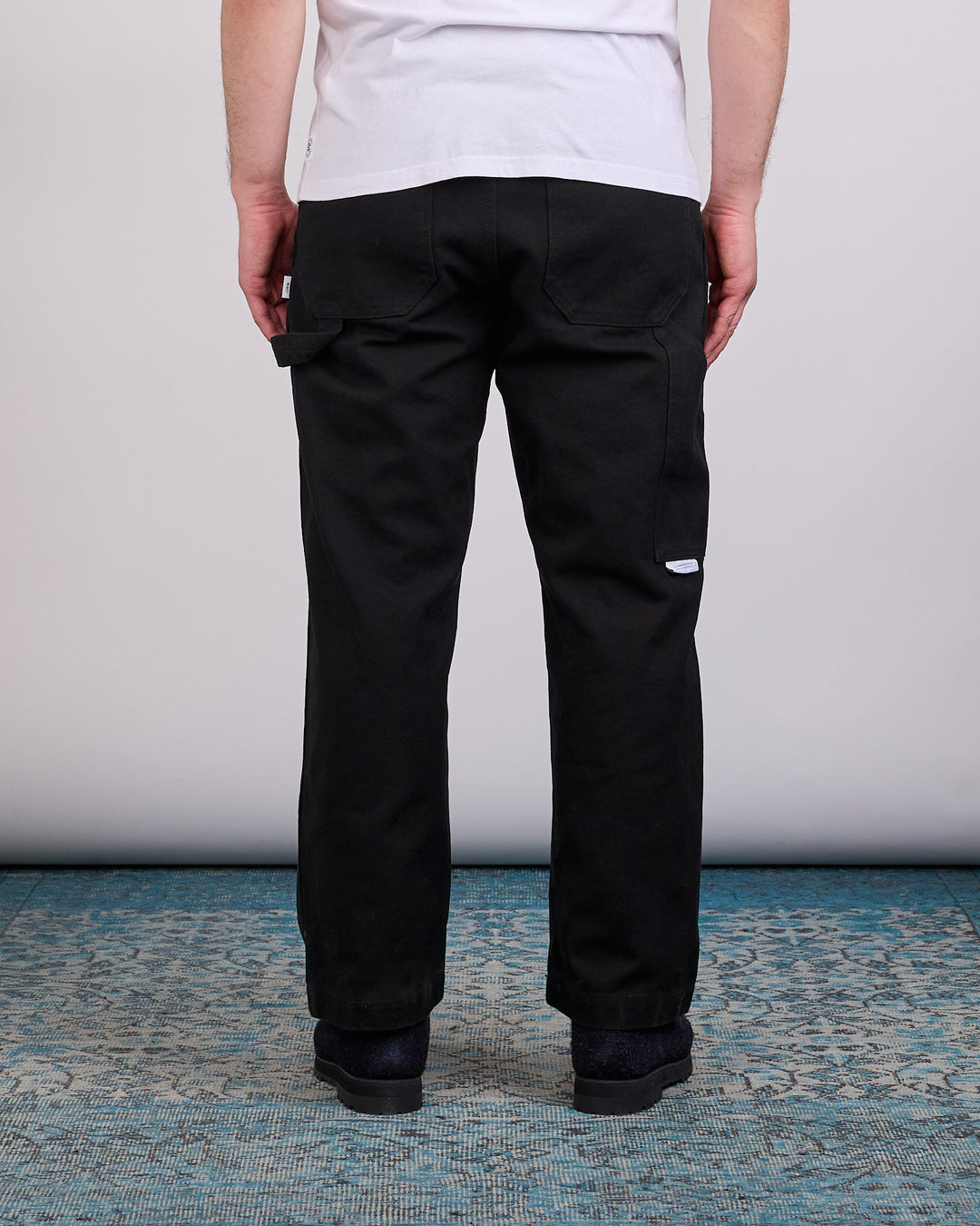 WTAPS ARMSTG2502 Cotton Canvas Carpenter Pant Black