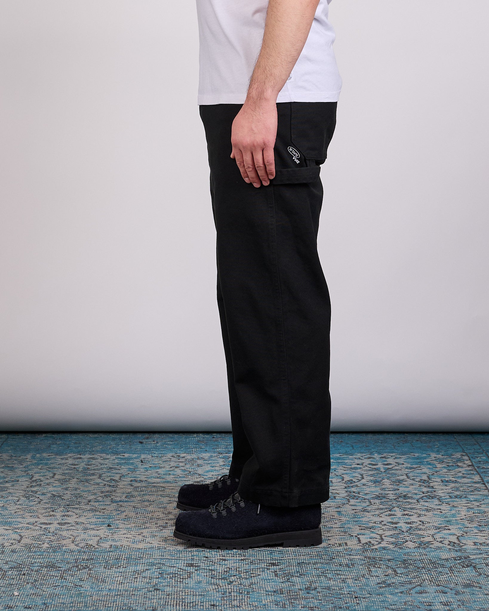 WTAPS ARMSTG2502 Cotton Canvas Carpenter Pant Black – LESS 17