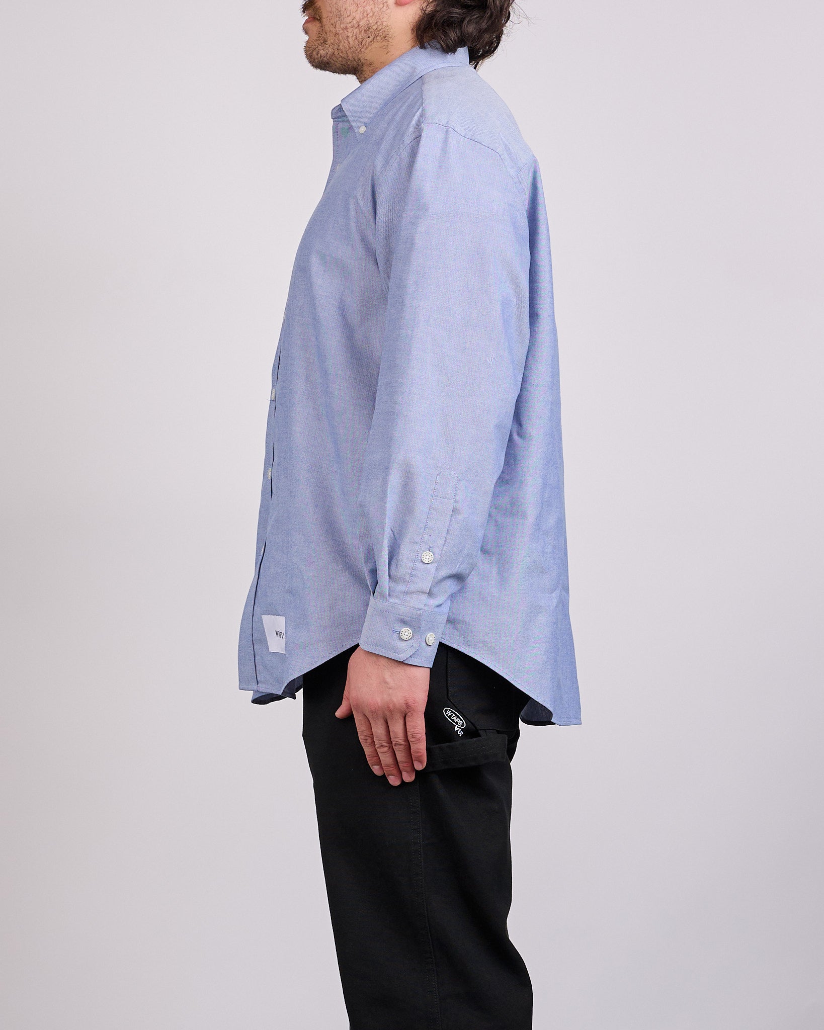 WTAPS BD 03 Coolmax Oxford Button Shirt Blue – LESS 17