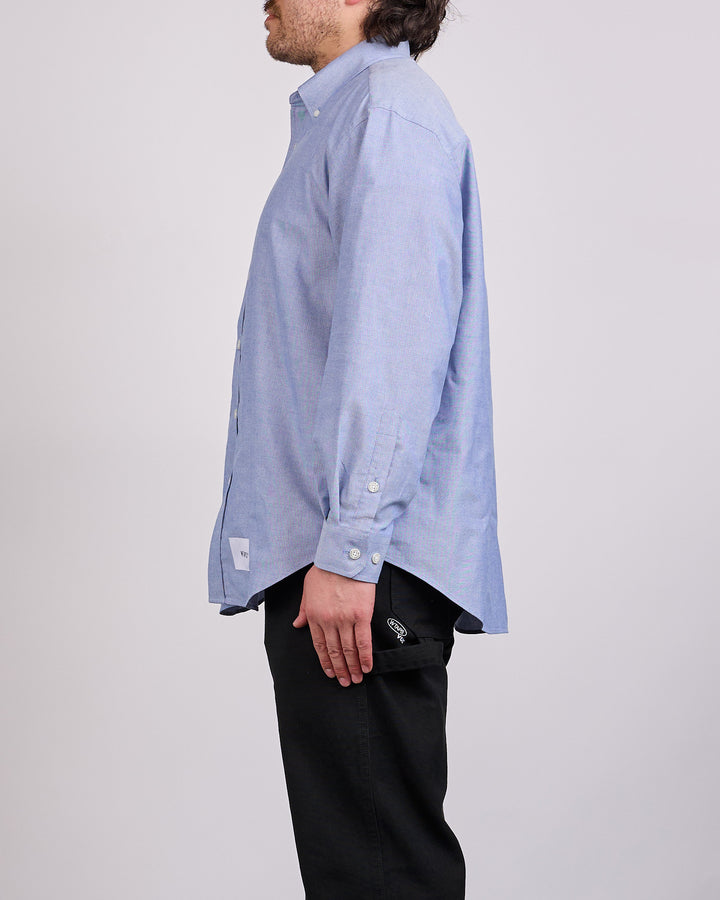 WTAPS BD 03 Coolmax Oxford Button Shirt Blue