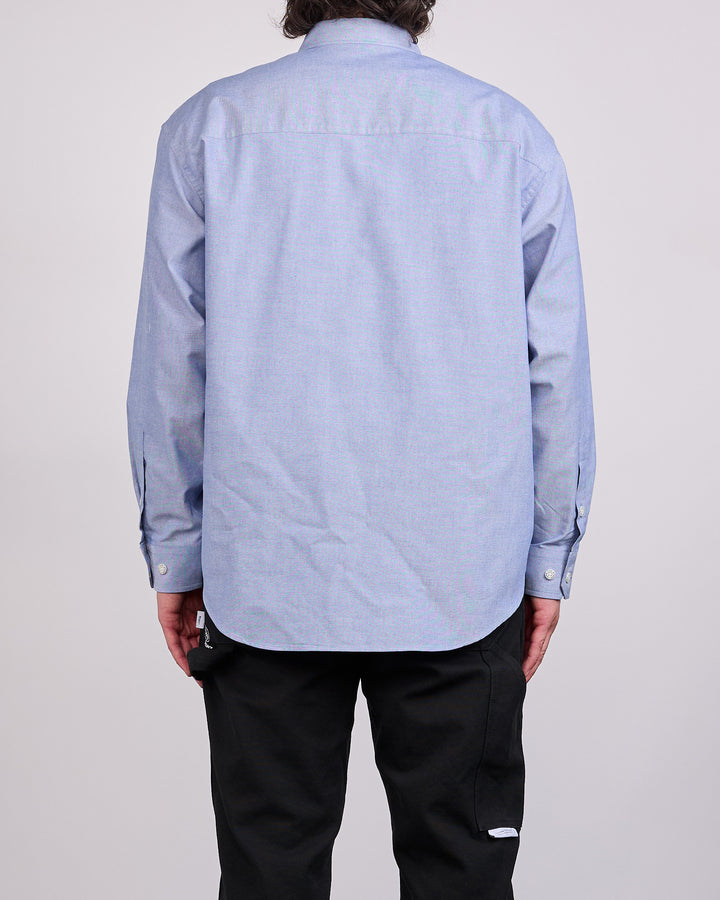 WTAPS BD 03 Coolmax Oxford Button Shirt Blue