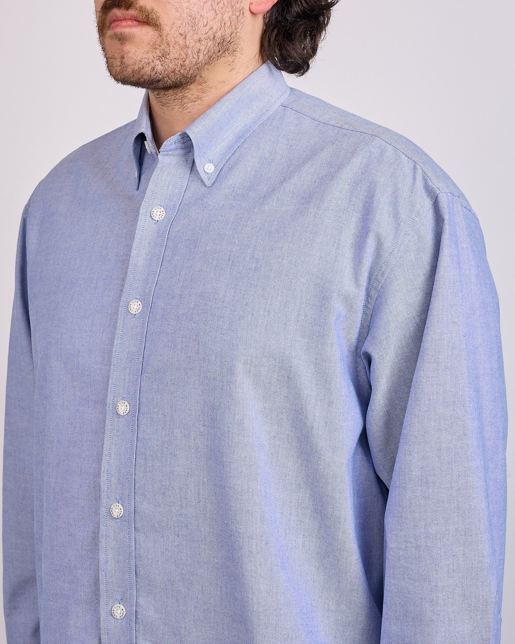 WTAPS BD 03 Coolmax Oxford Button Shirt Blue – LESS 17