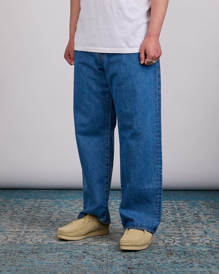 WTAPS Blues Straight Cotton Denim Jean Indigo