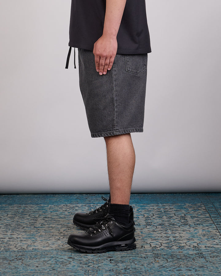 WTAPS Blues Straight Cotton Denim Short Black