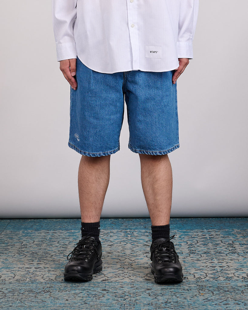 WTAPS Blues Straight Cotton Denim Short Indigo – LESS 17