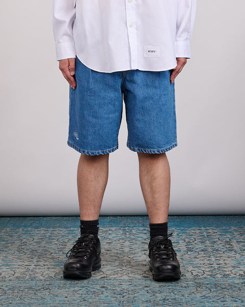WTAPS Blues Straight Cotton Denim Short Indigo – LESS 17