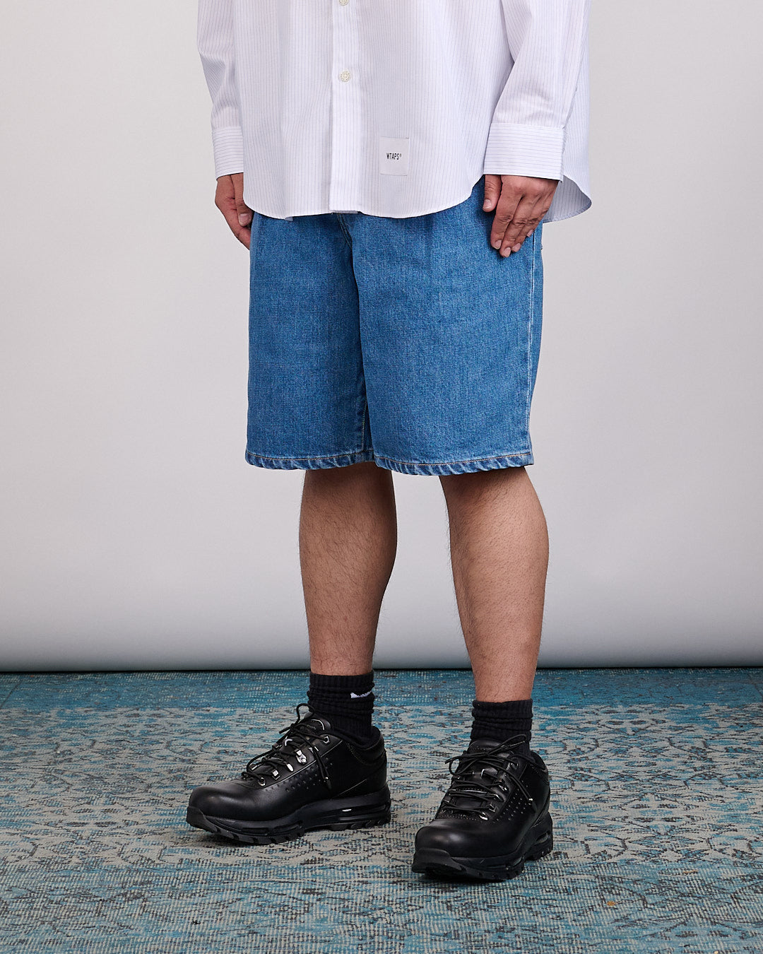 WTAPS Blues Straight Cotton Denim Short Indigo – LESS 17