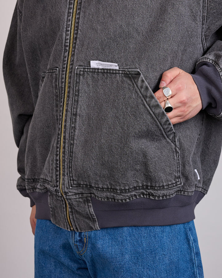 WTAPS D00M Cotton Denim Jacket Black