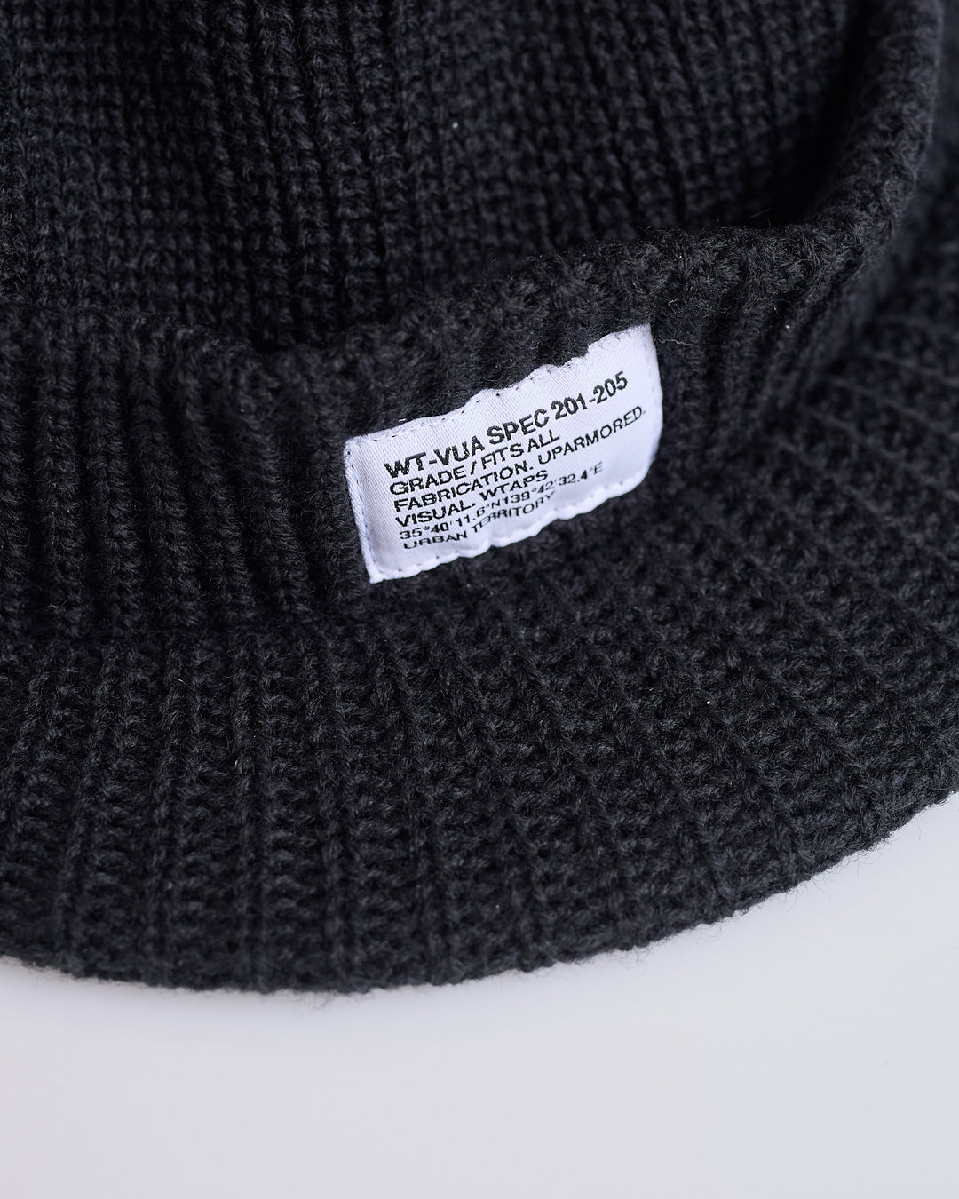 WTAPS GOR Acrylic Beanie Black