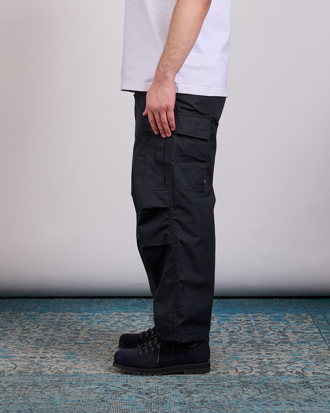 WTAPS MILT0001 NYCO Weather Cargo Pant Black