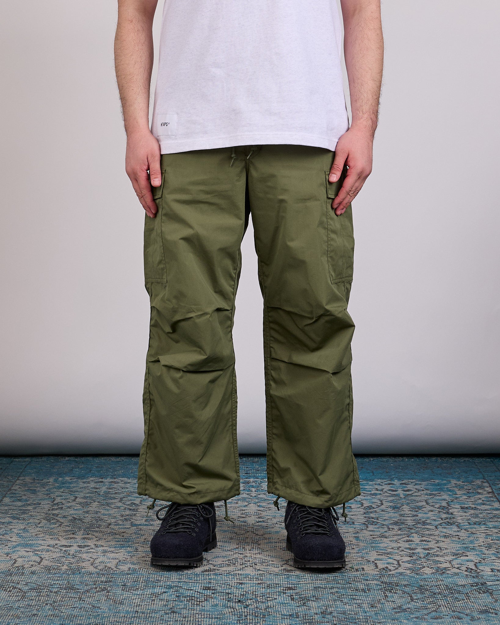 WTAPS TROUSERS.NYCO WEATHER パンツ Mサイズ OD マ*ス様 美品！wtaps MILT9601/TROUSERS/NYCO.RIP WTAPS EX.48 MILT