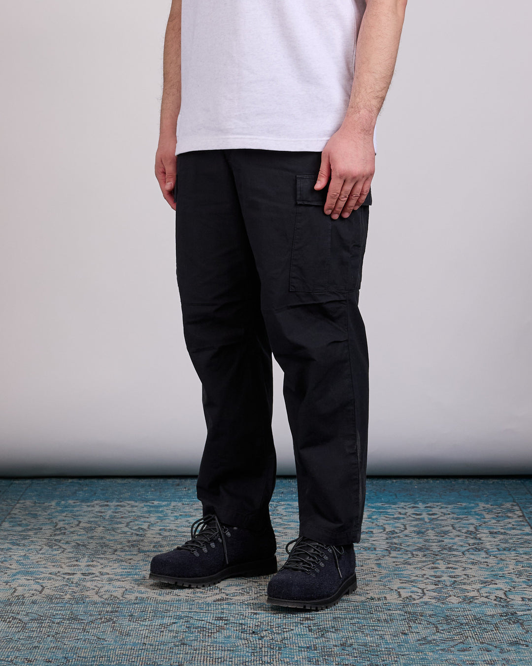 WTAPS MILT9601 Cotton Ripstop Cargo Pant Black