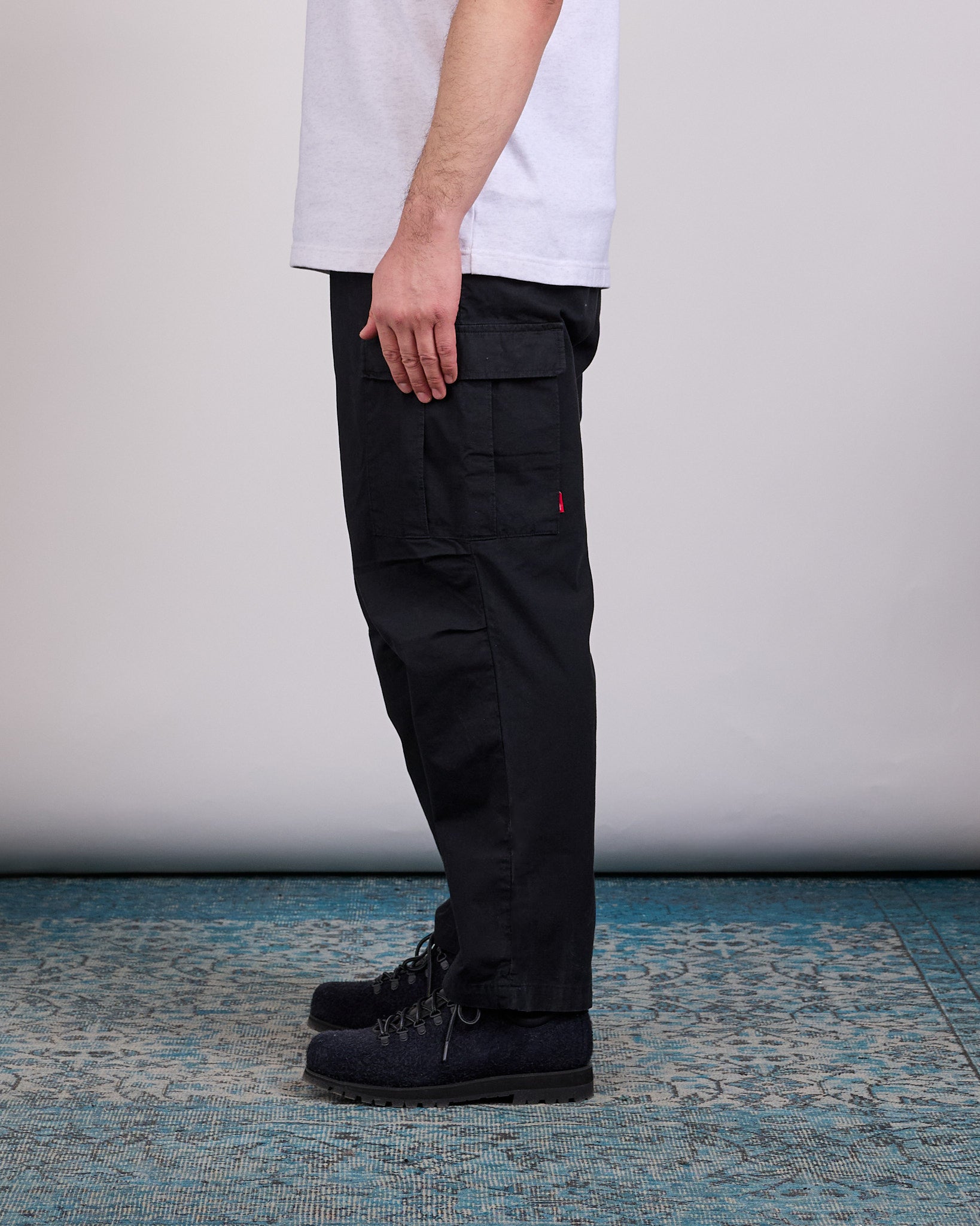 WTAPS MILT9601 Cotton Ripstop Cargo Pant Black – LESS 17