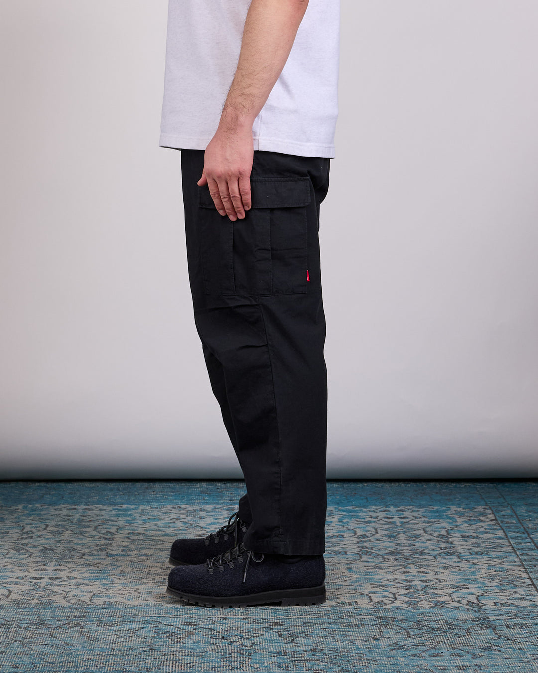 WTAPS MILT9601 Cotton Ripstop Cargo Pant Black