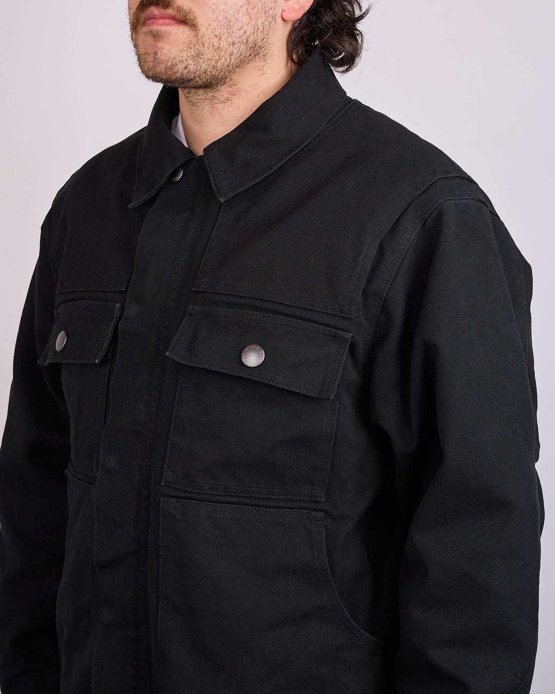 WTAPS Mitch Cotton Canvas Jacket Black