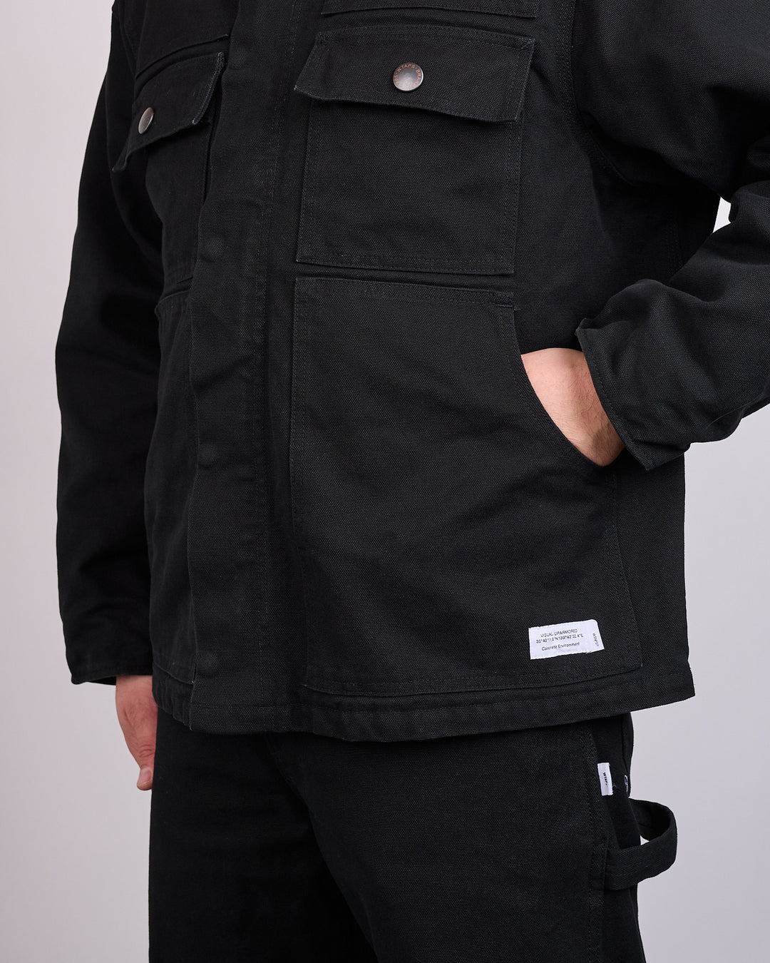 WTAPS Mitch Cotton Canvas Jacket Black