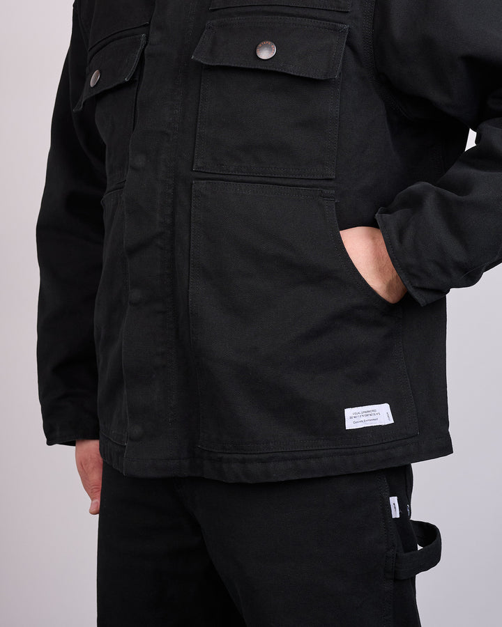 WTAPS Mitch Cotton Canvas Jacket Black