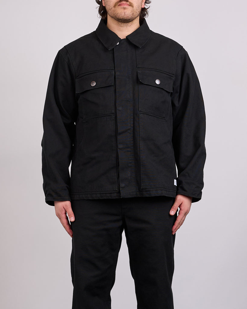 WTAPSMitchCottonCanvasJacketBl