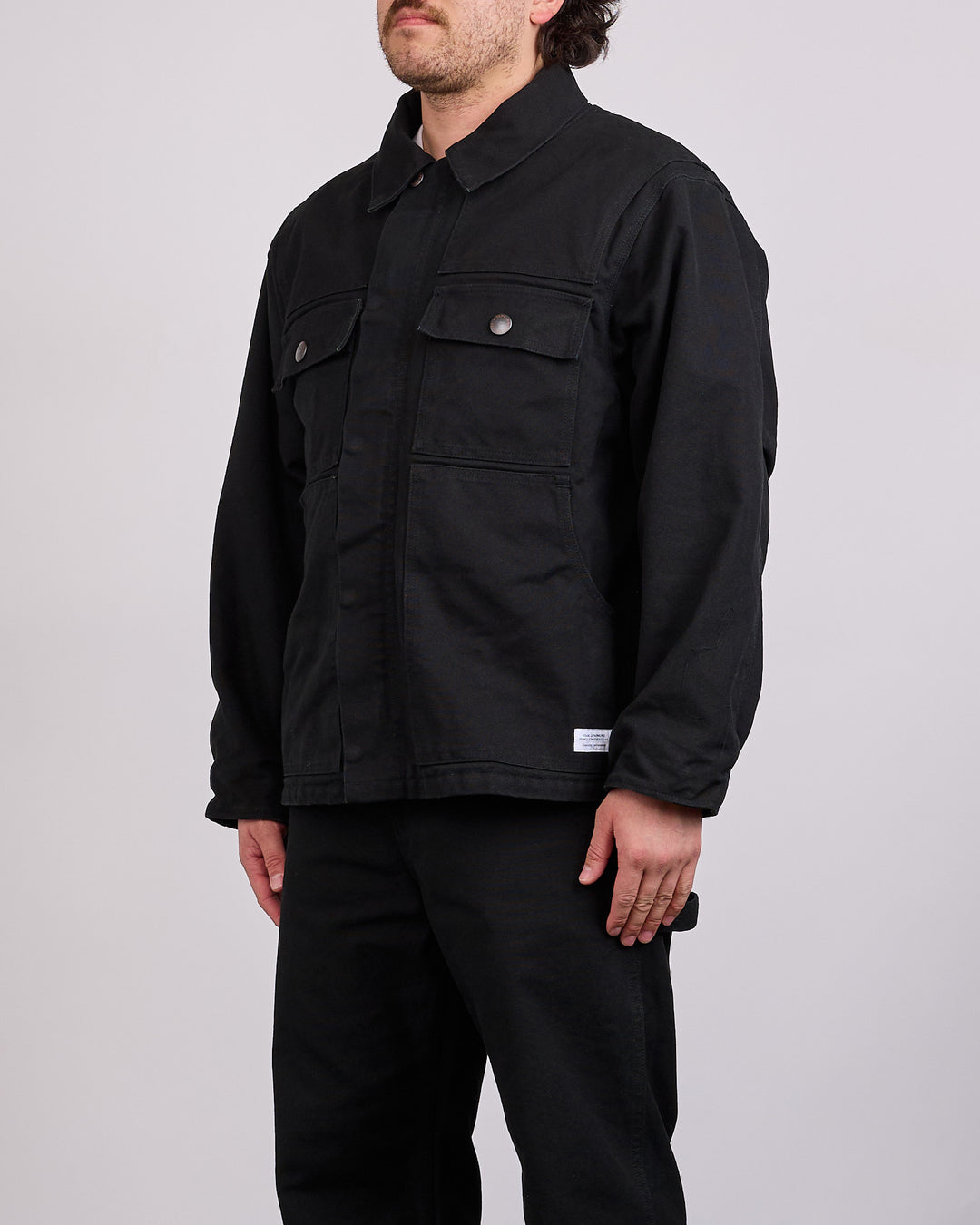 WTAPS Mitch Cotton Canvas Jacket Black
