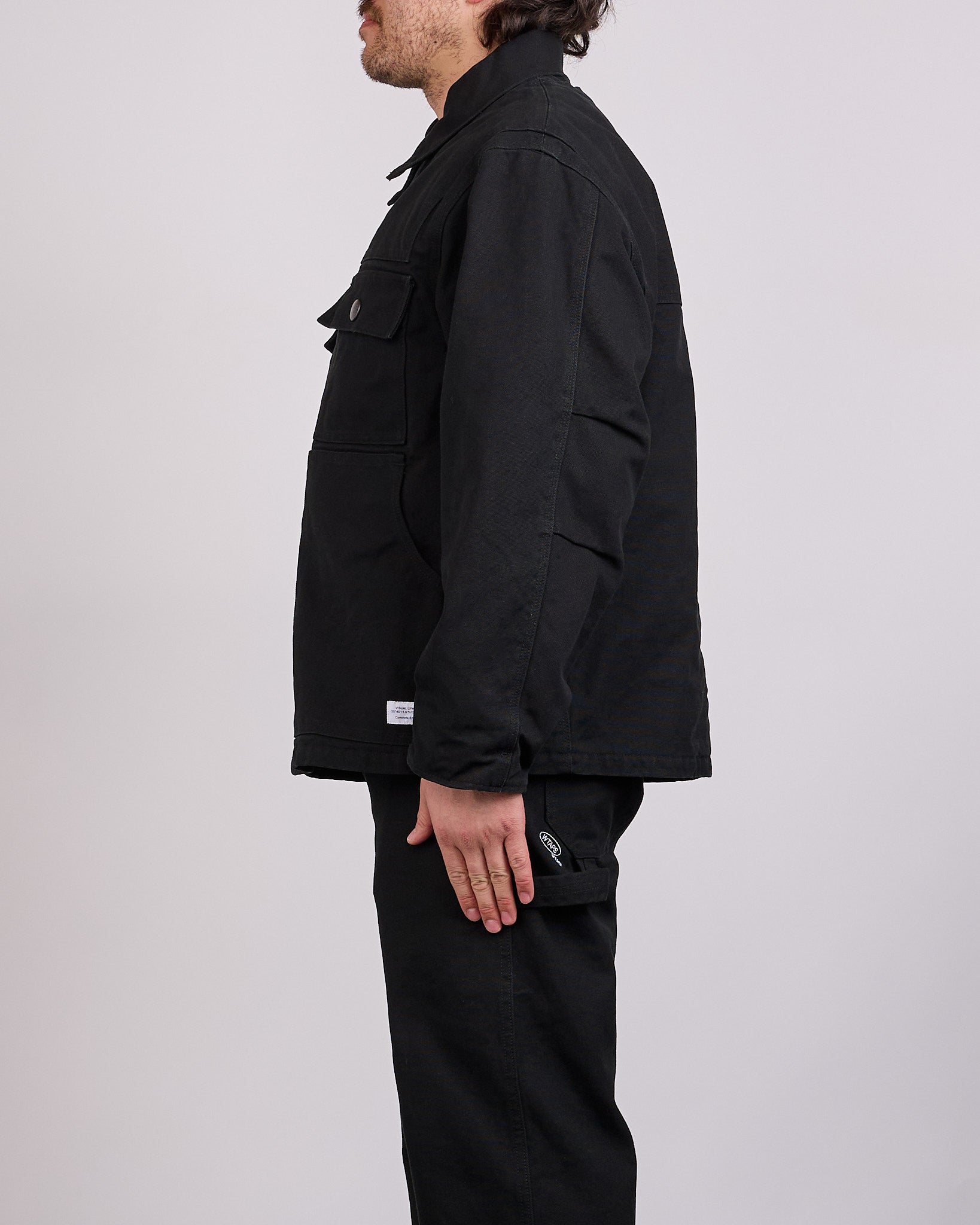 WTAPS Mitch Cotton Canvas Jacket Black – LESS 17