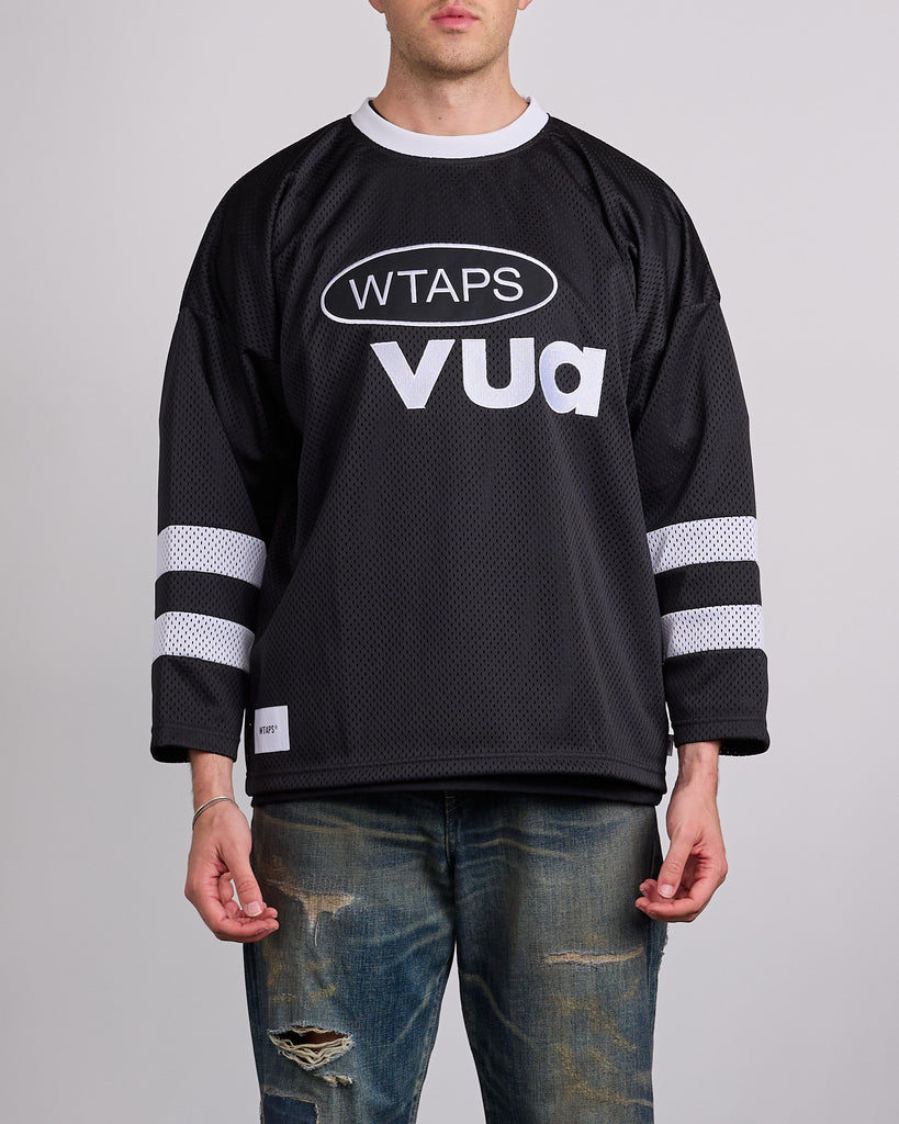 WTAPS Netminder Mesh Crew Black White – LESS 17