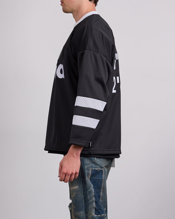 WTAPS Netminder Mesh Crew Black White