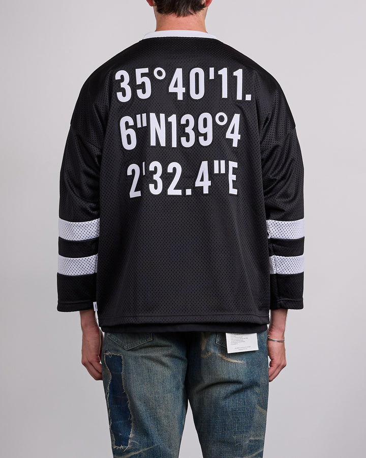 WTAPS Netminder Mesh Crew Black White