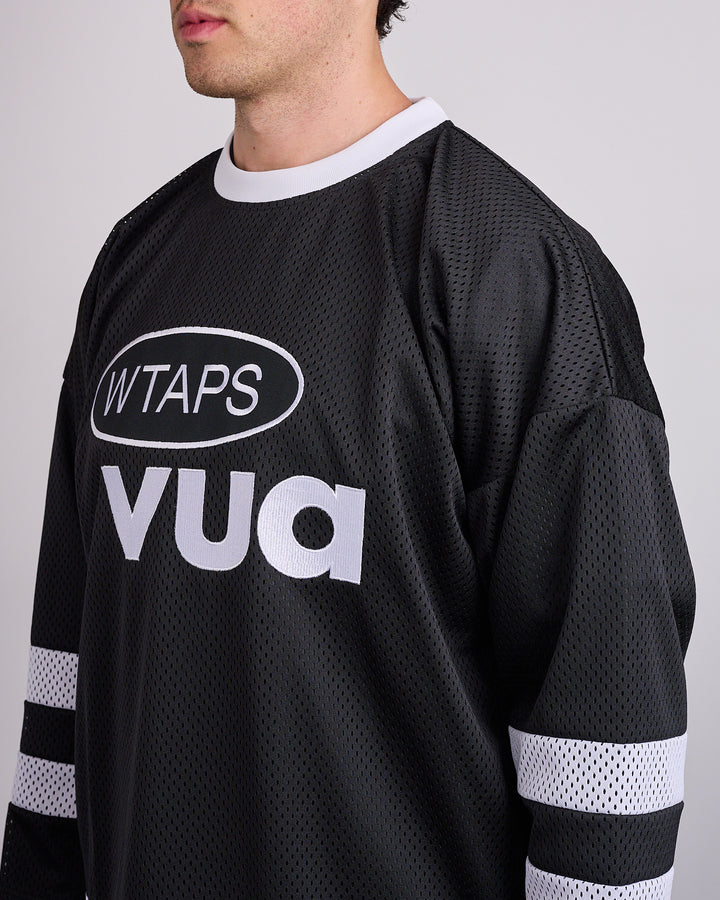 WTAPS Netminder Mesh Crew Black White