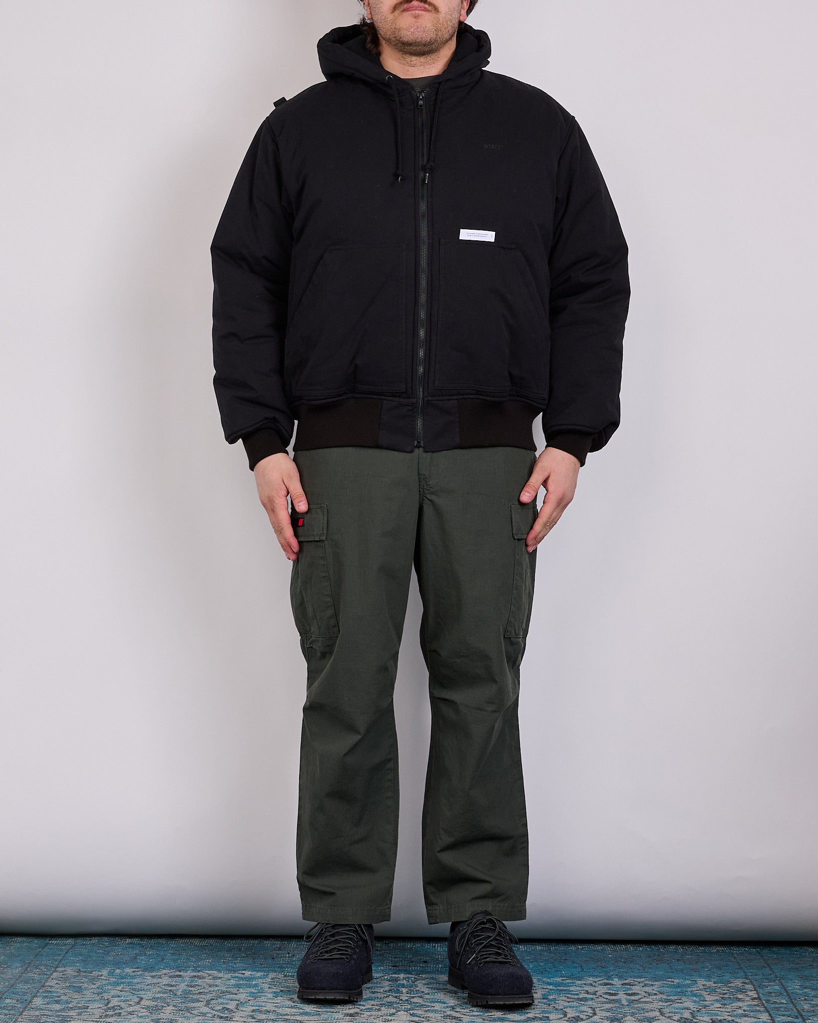 WTAPS Puff D00M Cotton Weather Jacket Black – LESS 17