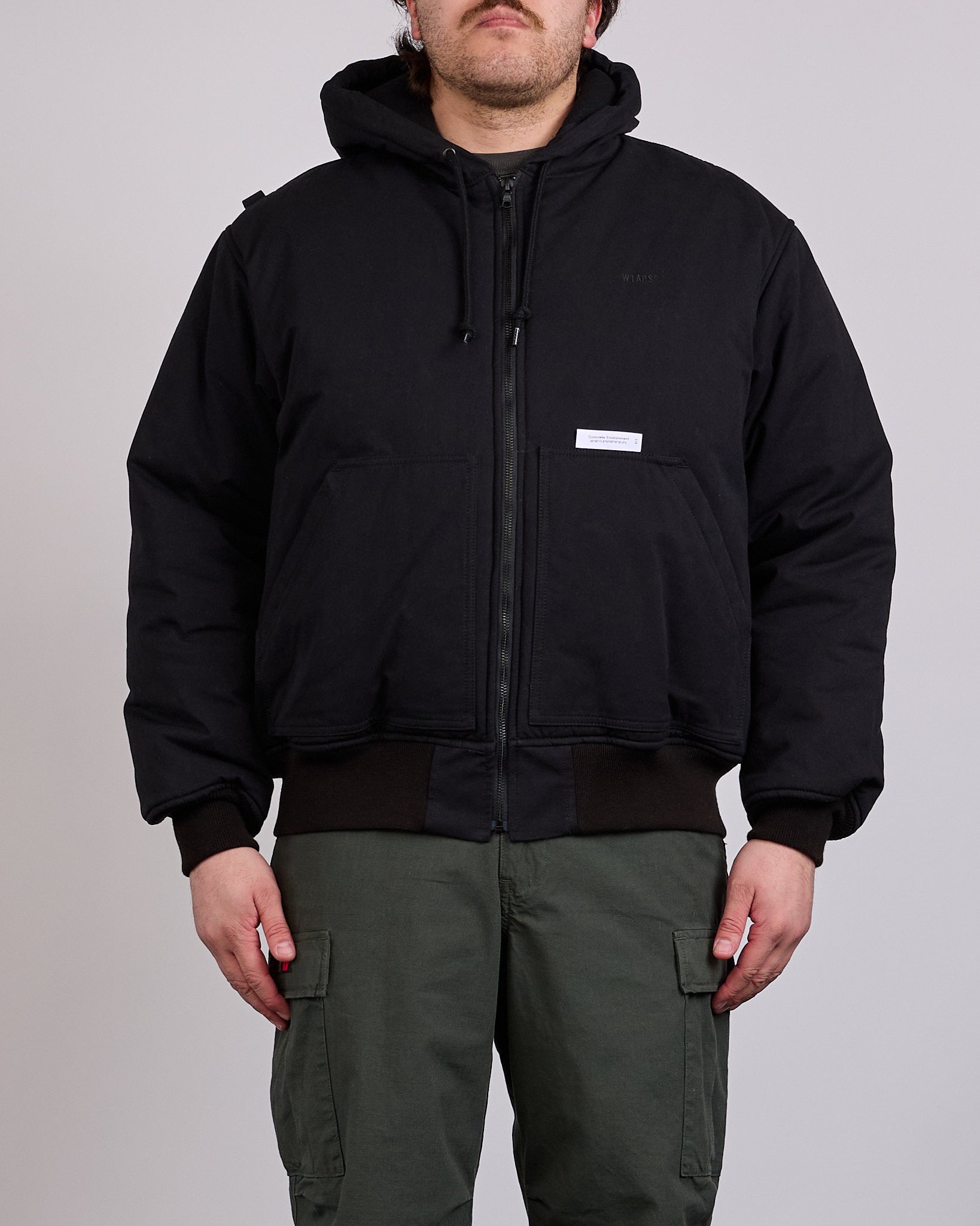 ジャケット・アウター WTAPS PUFF D00M JACKET COTTON WEATHER 02 WTAPS Puff D00M Cotton Weather Jacket Black – LESS 17