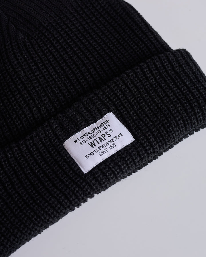 WTAPS SGT Acrylic Beanie Black