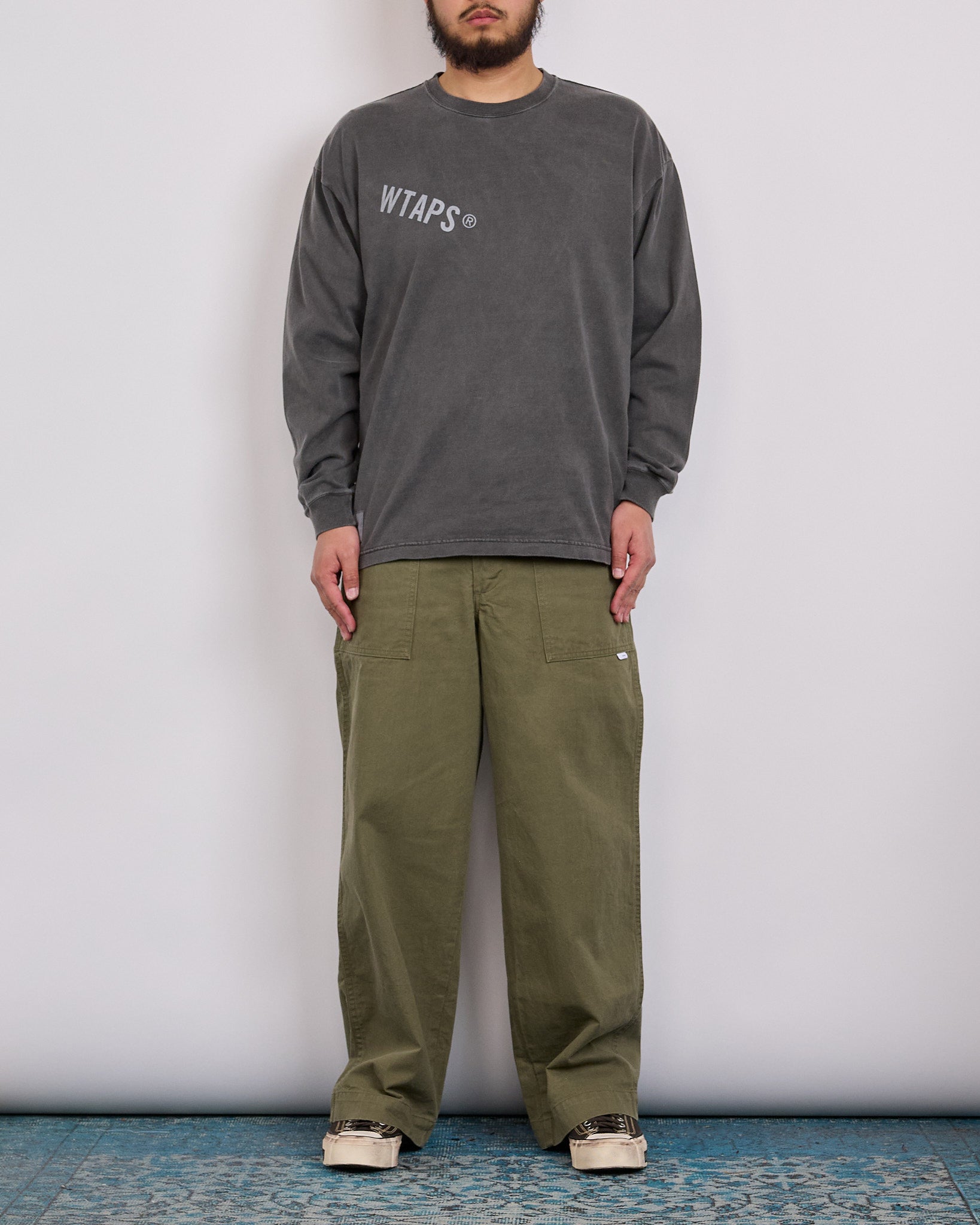 WTAPS SIGN OD LS T-Shirt Black – LESS 17