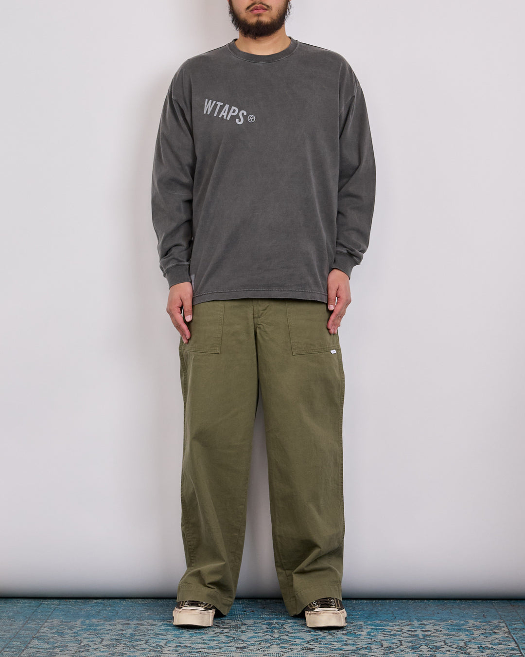 WTAPS SIGN OD LS T-Shirt Black